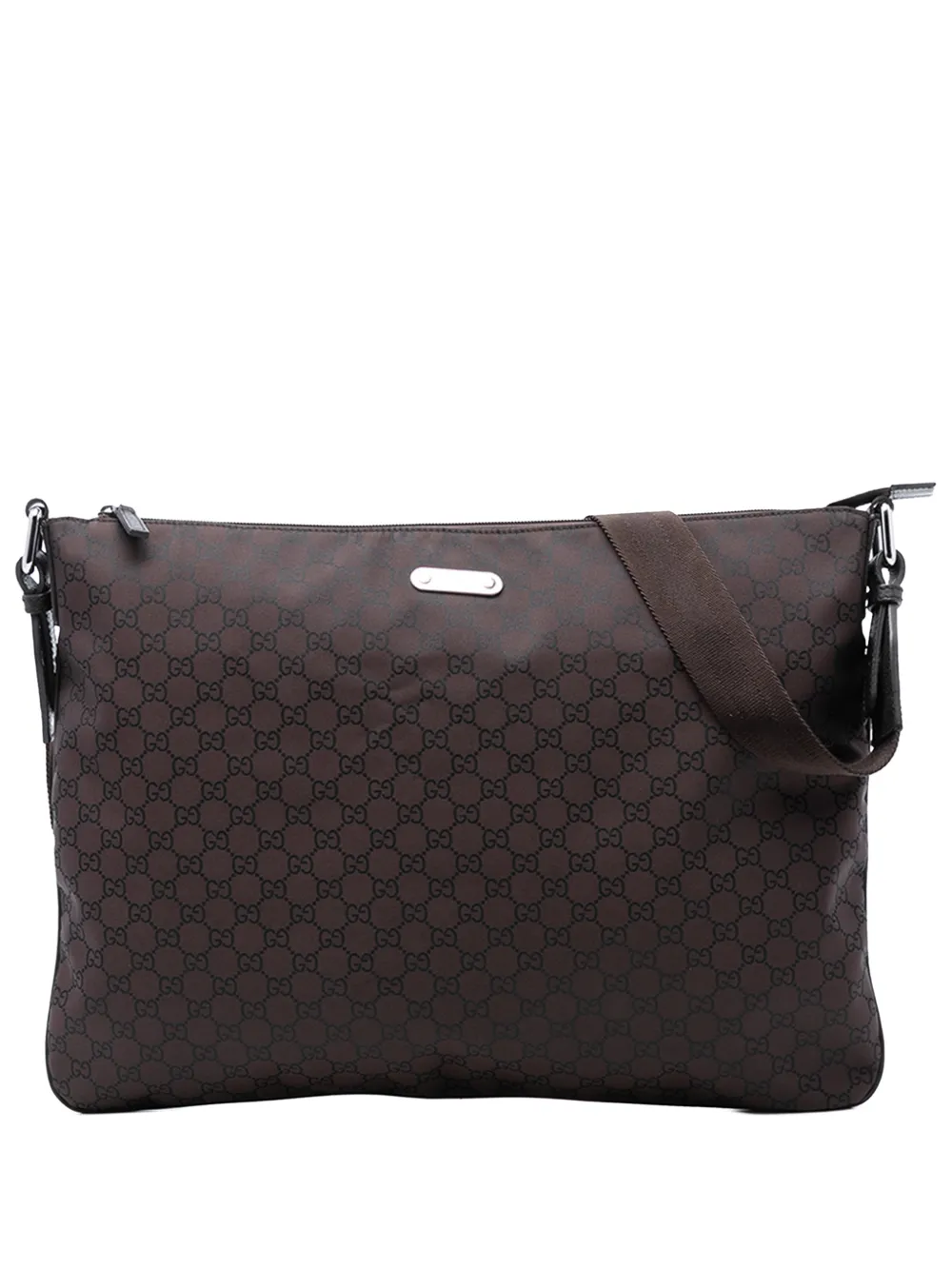 Gucci Pre-Owned 2016-2026 GG Nylon crossbody bag - Marrone