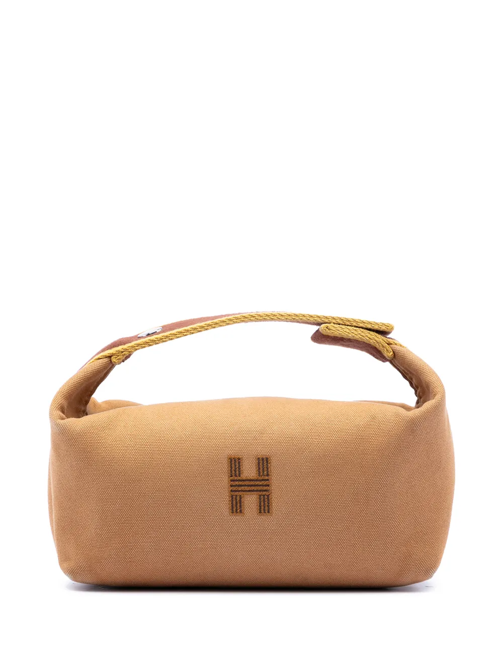 Hermès Pre-Owned 2012-2025 Small Toile Bride A Brac Case vanity bag - Braun