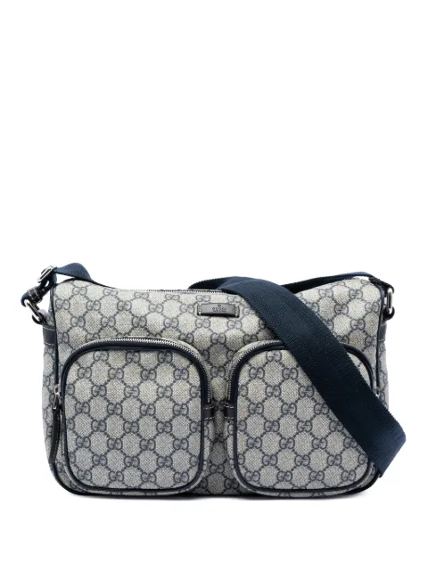 Gucci Pre-Owned bandolera GG Supreme con bolsillo doble 2016-2025