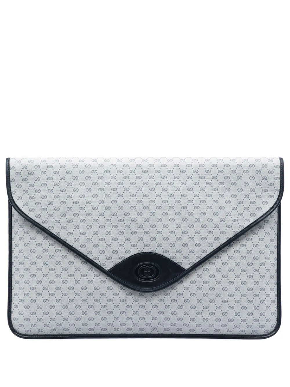 Gucci Pre-Owned 20th Century Micro GG Supreme clutch bag - Grigio