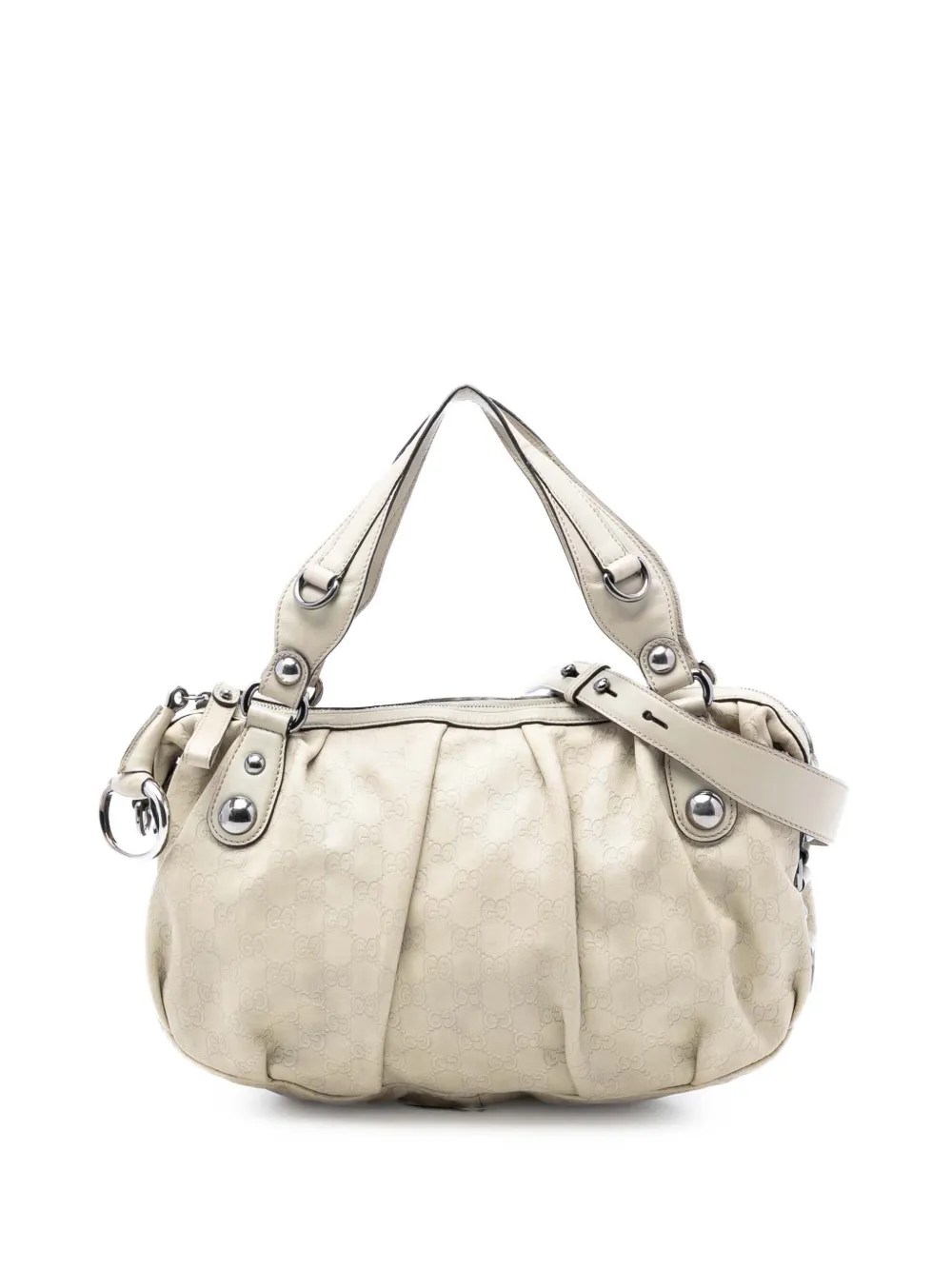 Pre-owned Gucci 2016-2026 Ssima Icon Bit Satchel In Brown