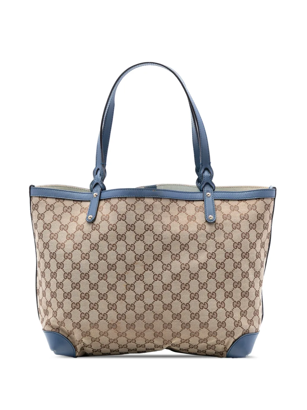 Gucci Pre-Owned 2016-2025 Medium GG Canvas Craft tote bag - Blu