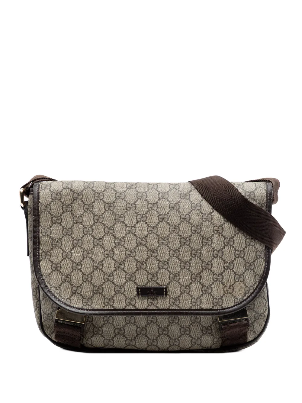 Gucci Pre-Owned 2016-2025 GG Supreme crossbody bag - Toni neutri