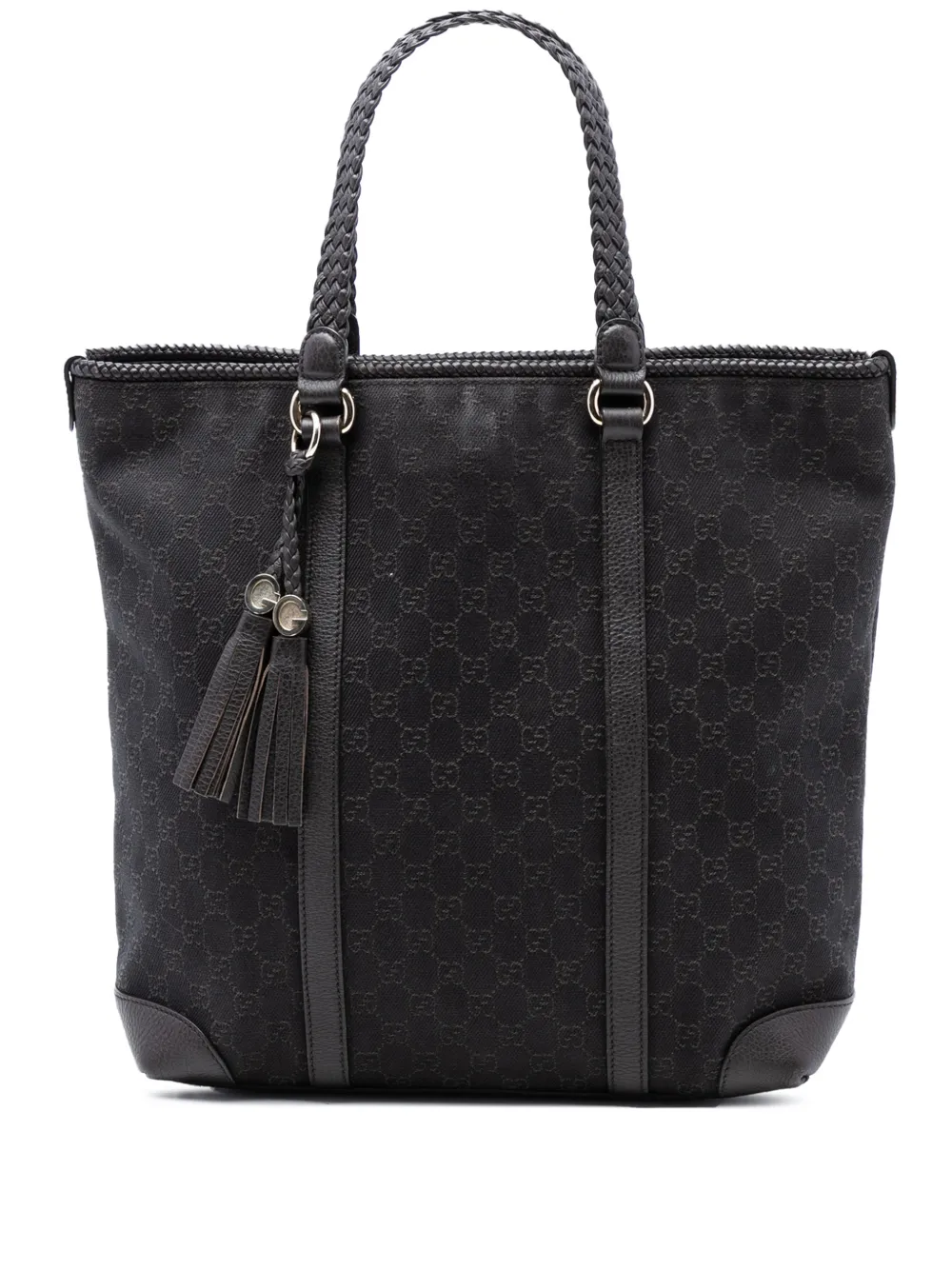 Gucci Pre-Owned 2016-2025 Large GG Denim Marrakech tote bag - Marrone