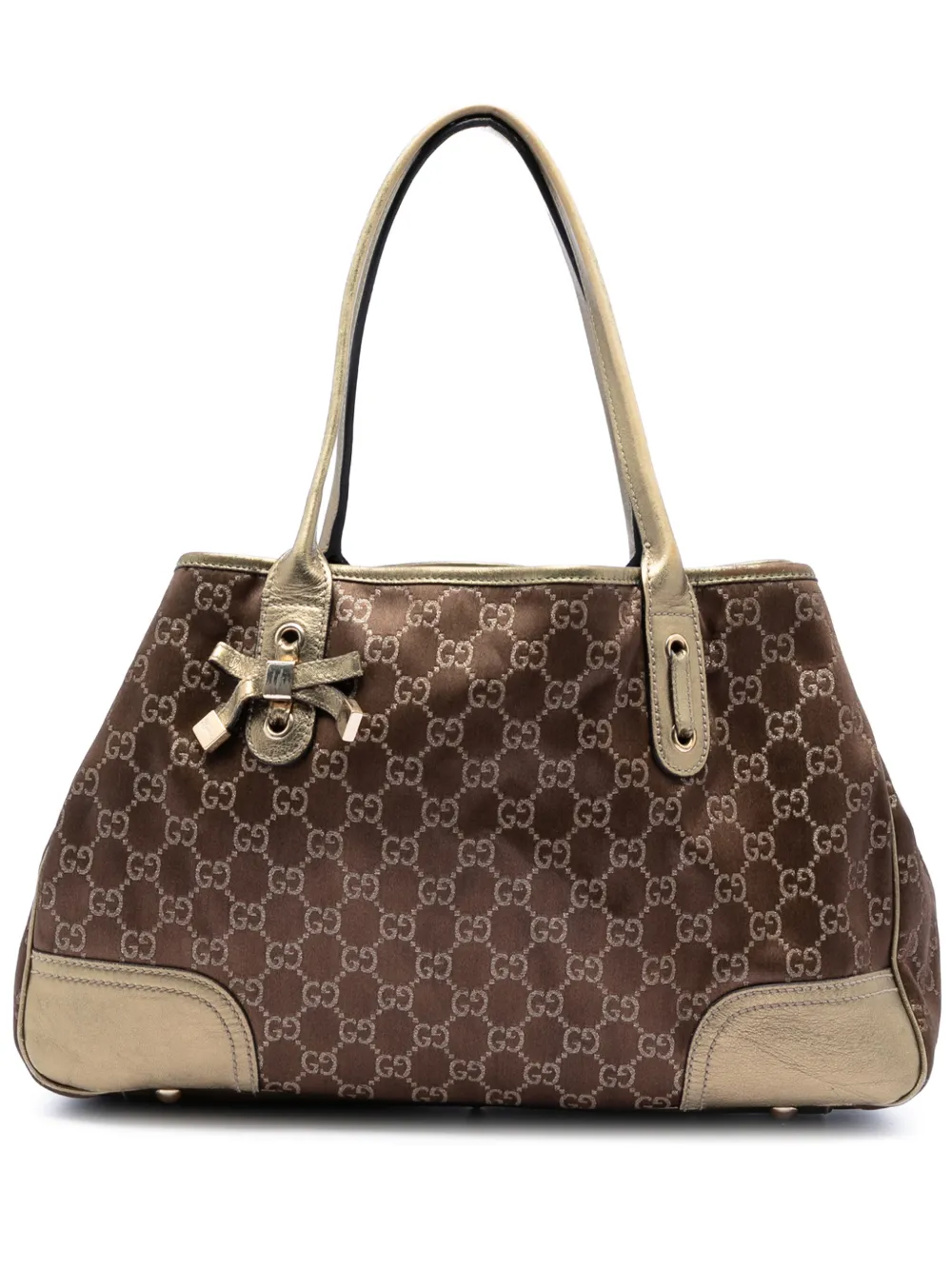 Gucci Pre-Owned 2016-2026 GG Nylon Princy tote bag - Marrone