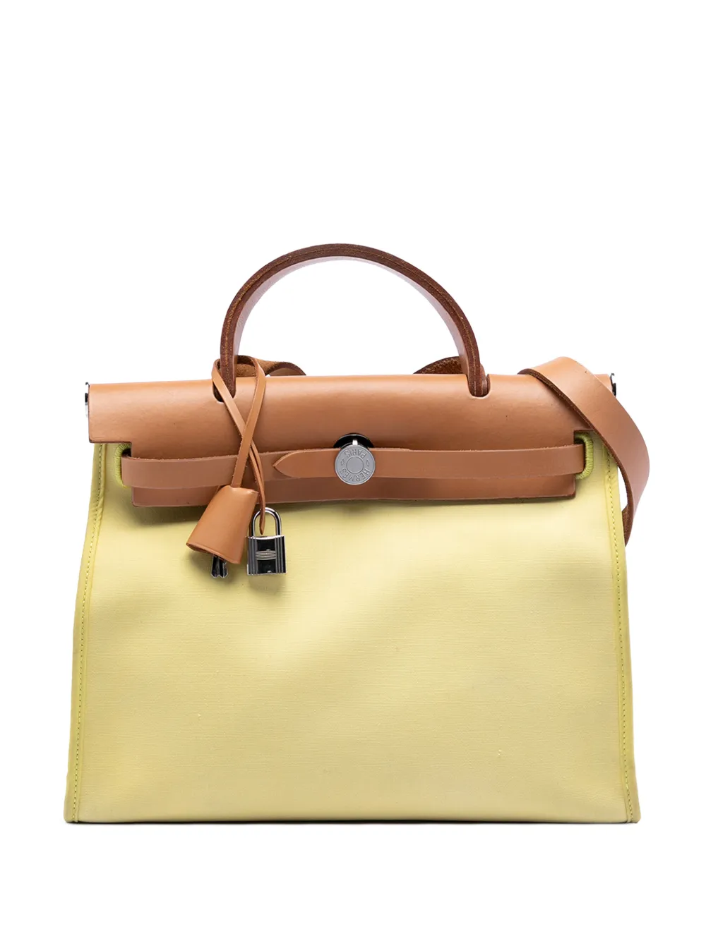 Hermès Pre-Owned 2013 Toile Herbag Zip 31 satchel - Braun