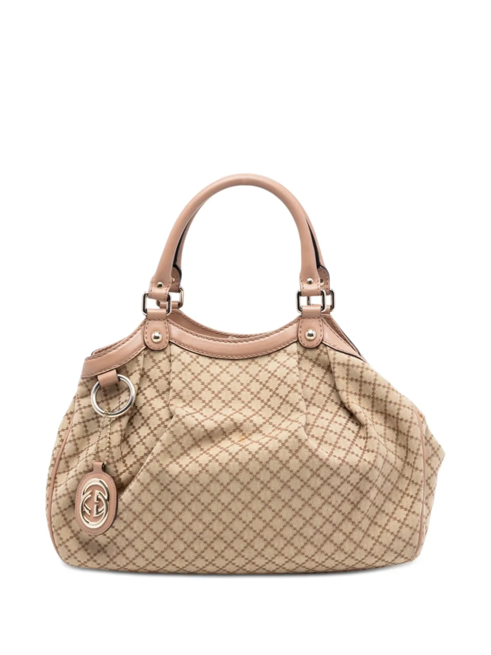 Gucci Pre-Owned 2016-2026 Medium Diamante Canvas Sukey tote bag - Neutrals