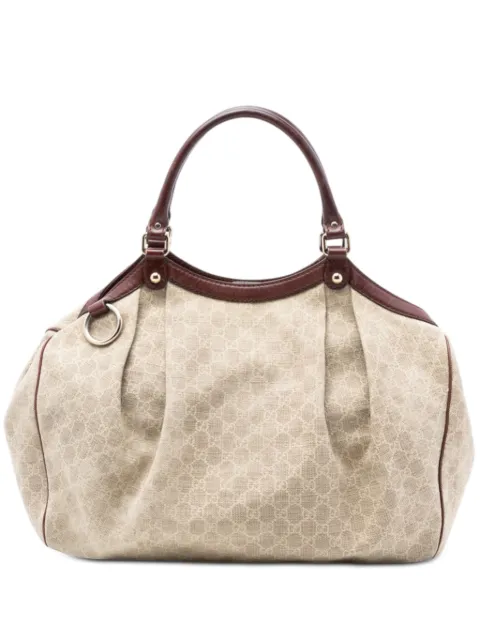 Gucci Pre-Owned 2016-2025 Large GG Canvas Sukey tote bag