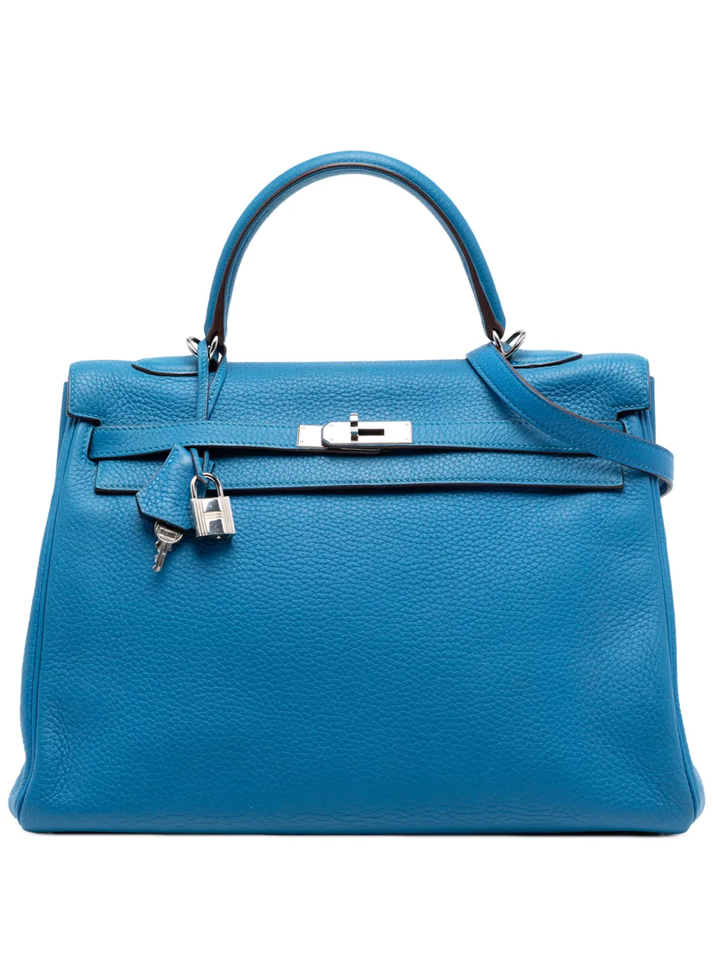 Hermès Pre-Owned 2011 Togo Kelly II Retourne 35 satchel - Blau