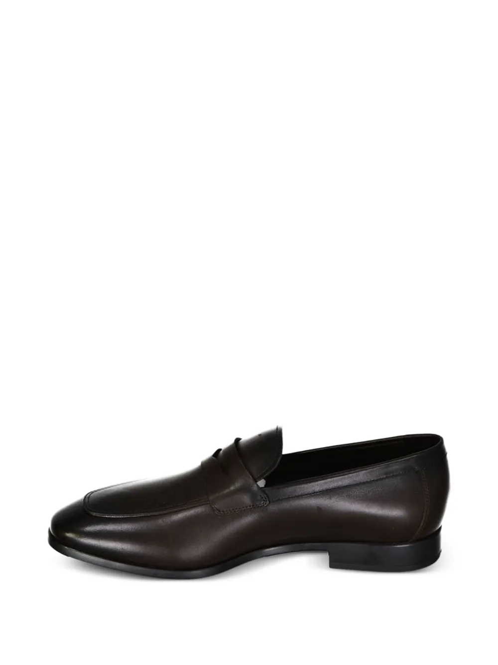Ferragamo leather loafers - Brown
