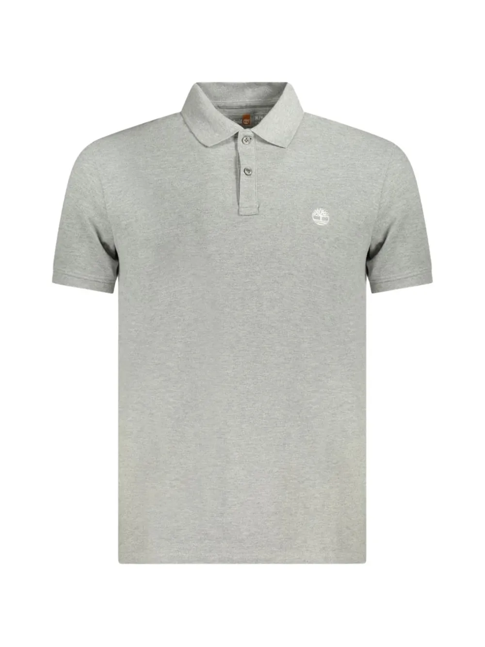 Timberland logo-embroidered cotton polo shirt - Grau