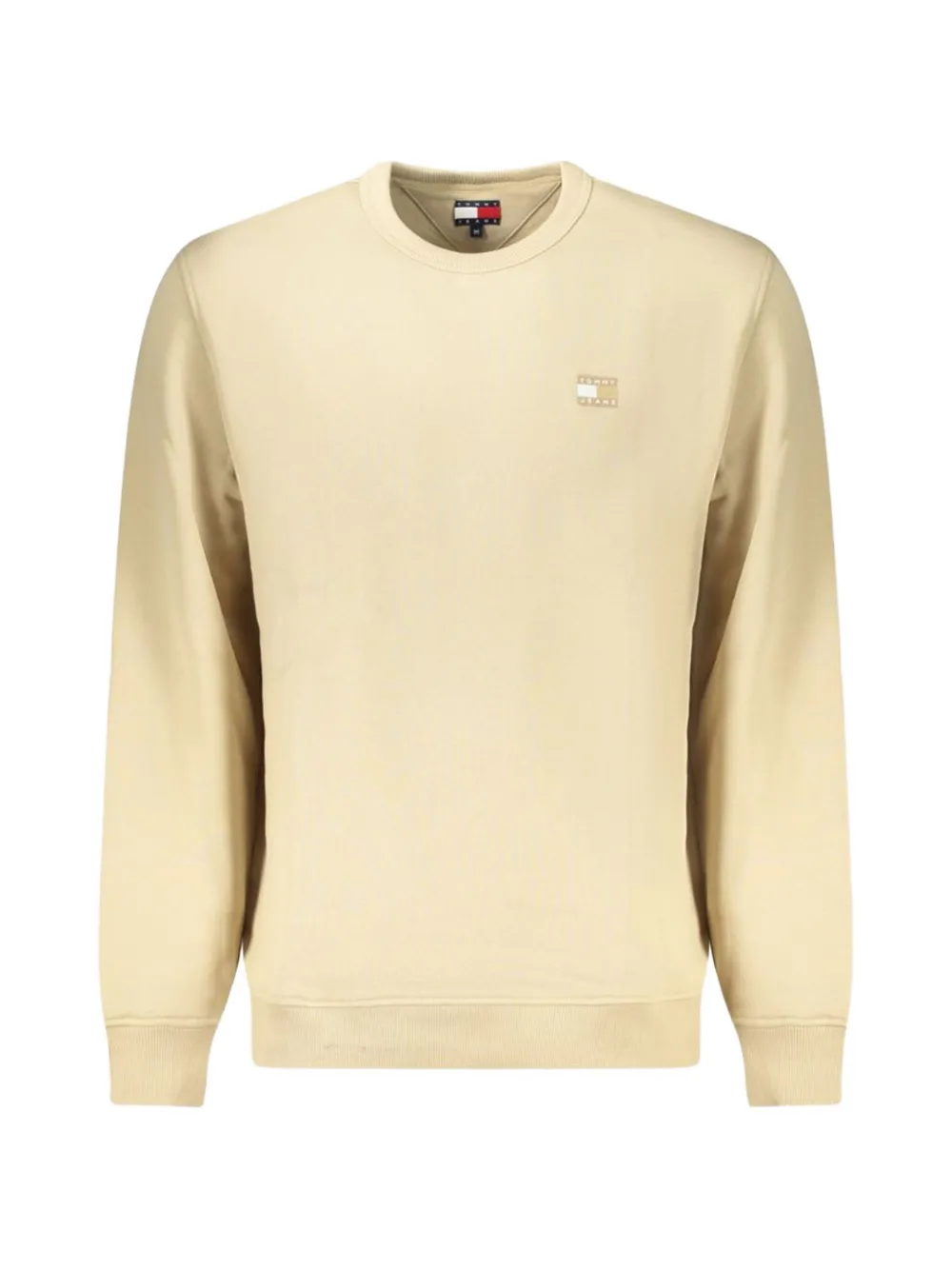 Tommy Hilfiger logo-patch crew-neck sweater - Nude