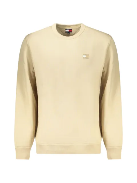 Tommy Hilfiger logo-patch crew-neck sweater