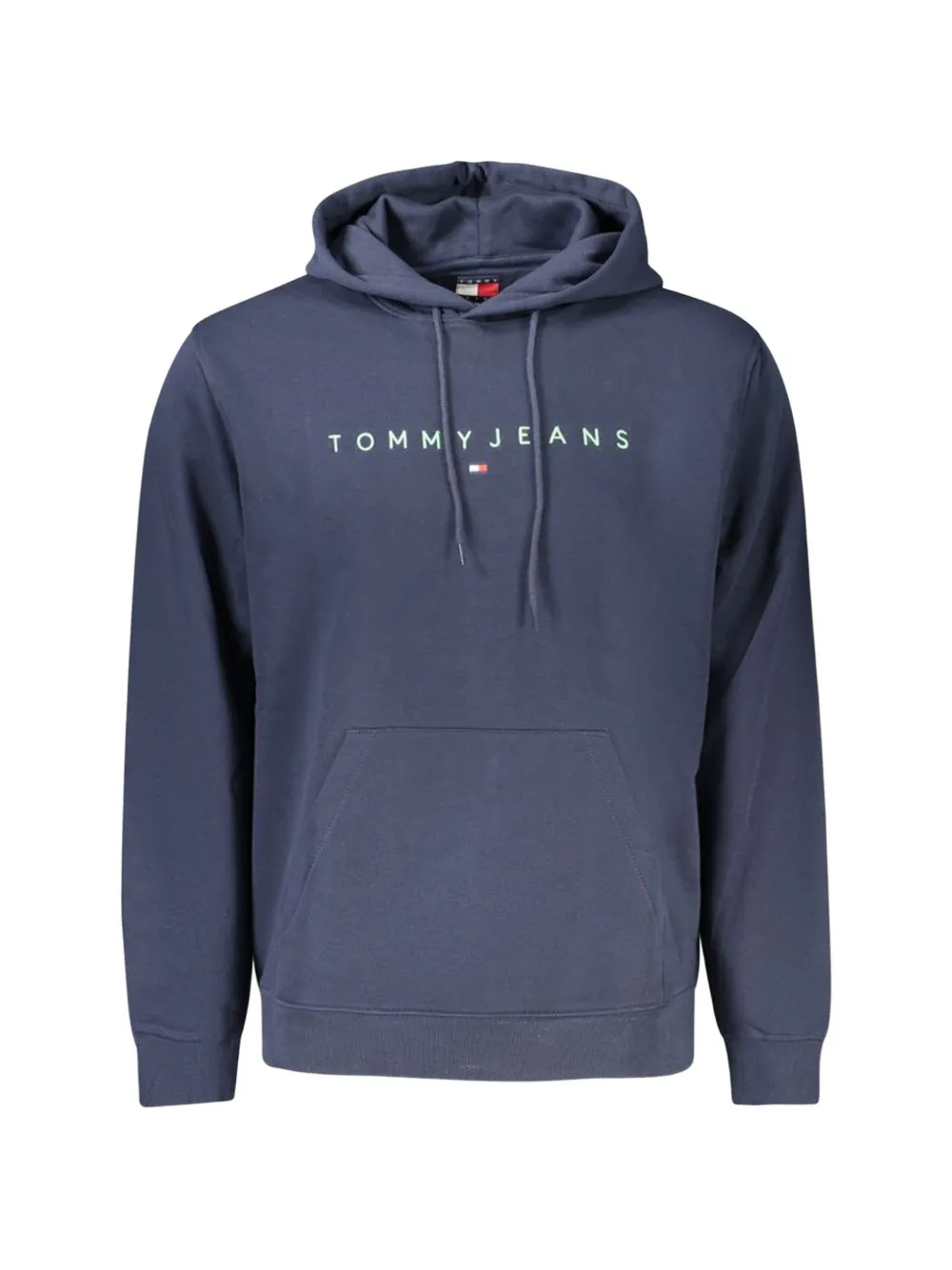 Tommy Hilfiger logo-embroidered hoodie - Blu