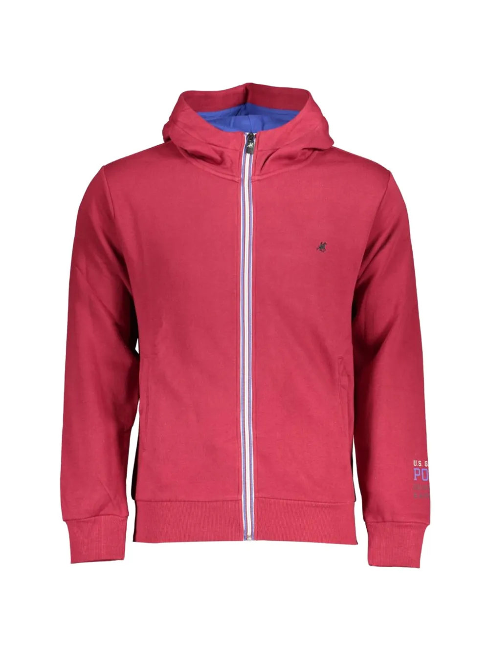 U.S. Grand 코튼 후드 집업 | 레드 | Image 1