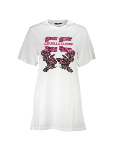 Cavalli Class short-sleeves mini dress