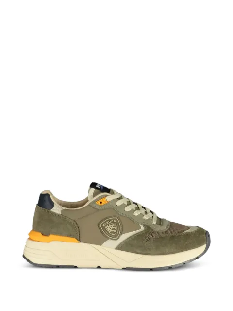 Blauer HT22 panelled suede sneakers
