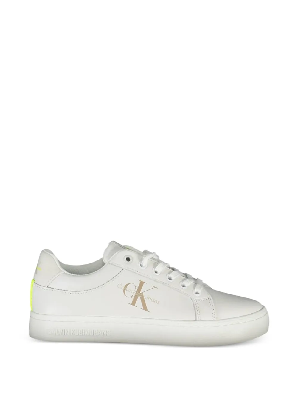 Calvin Klein logo-detail low-top sneakers Wit