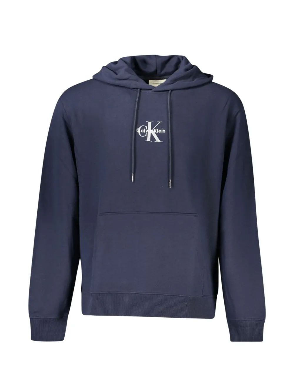 Calvin Klein logo-print hoodie - Blu