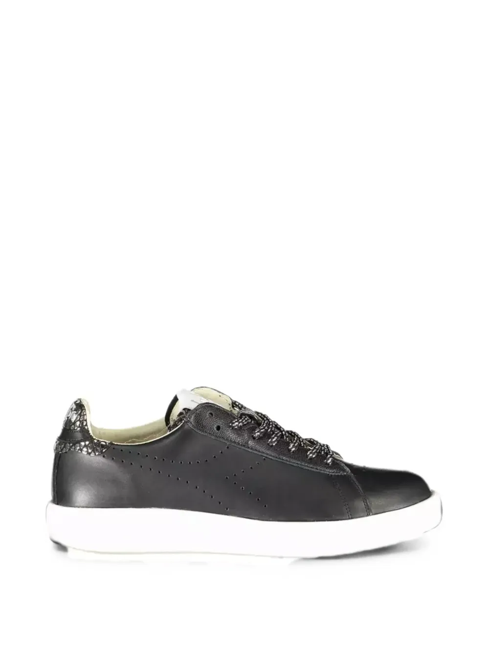 Diadora perforated leather sneakers