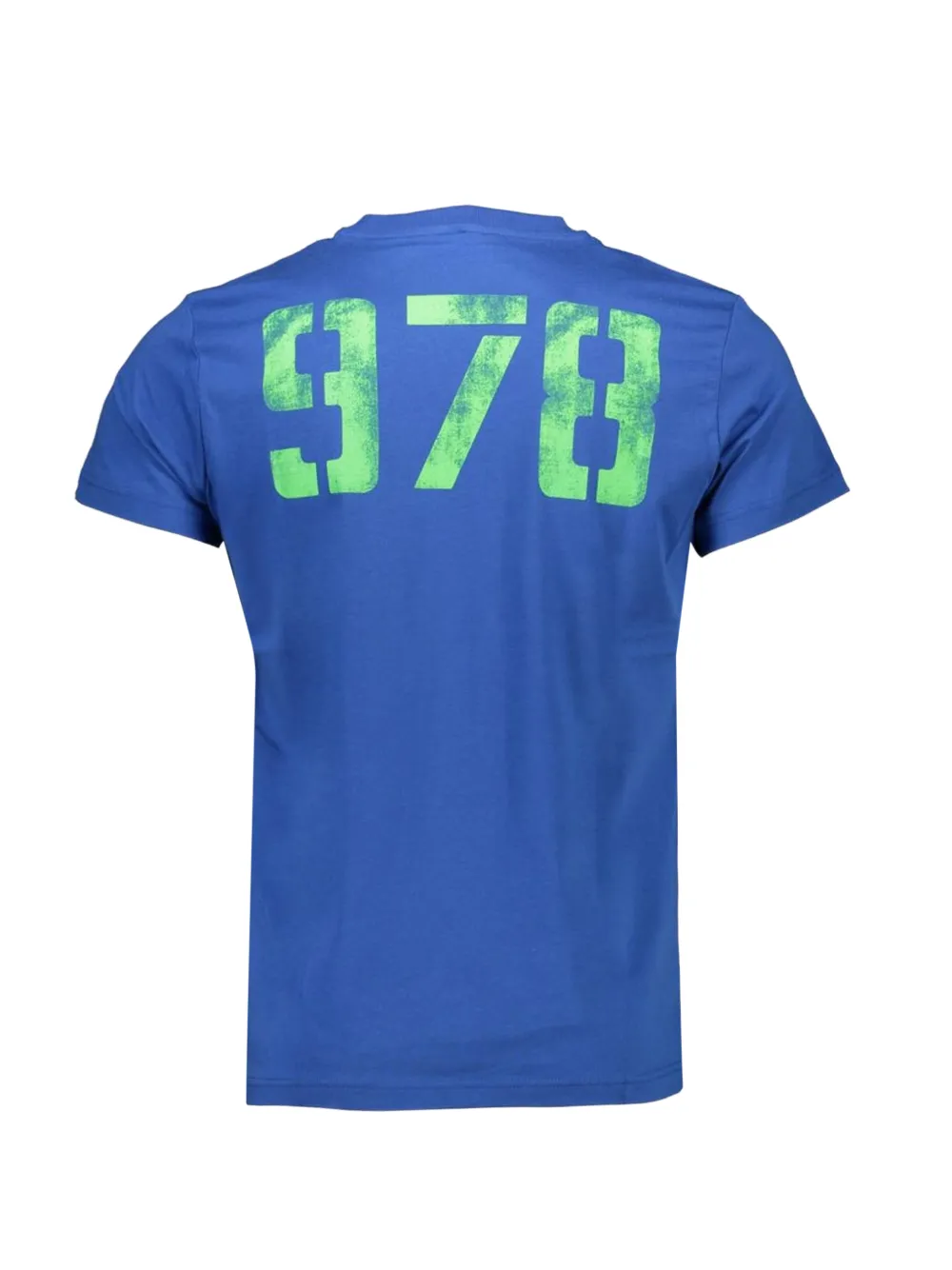 Diesel T-shirt met print Blauw