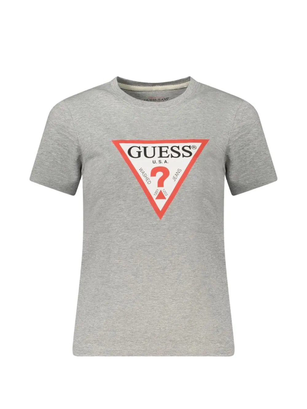 GUESS USA logo-print T-shirt - Grigio