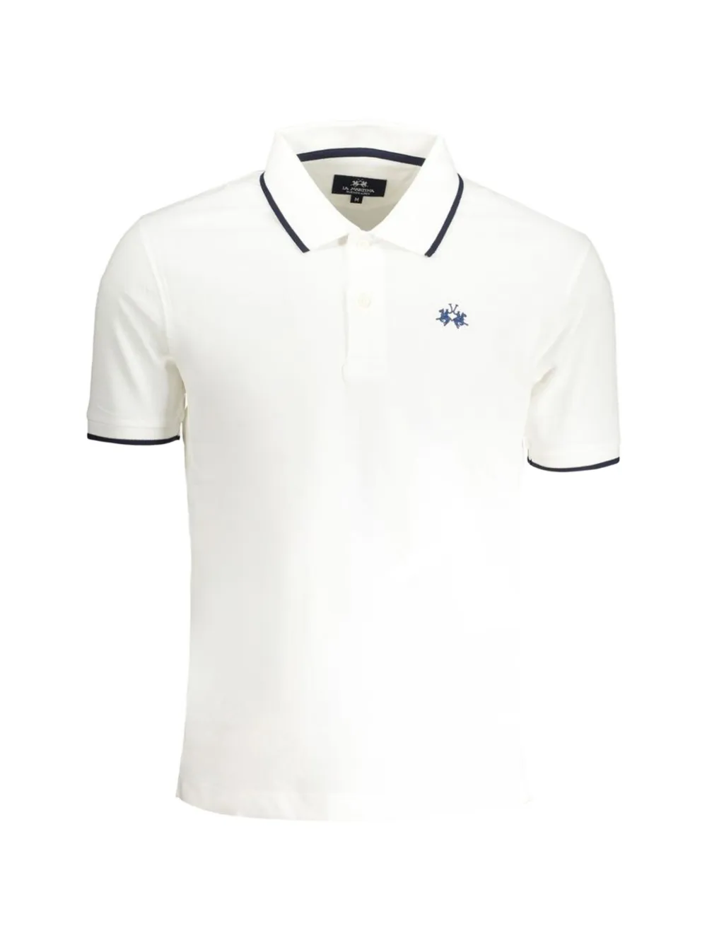 La Martina embroidered-logo polo shirt - Weiß