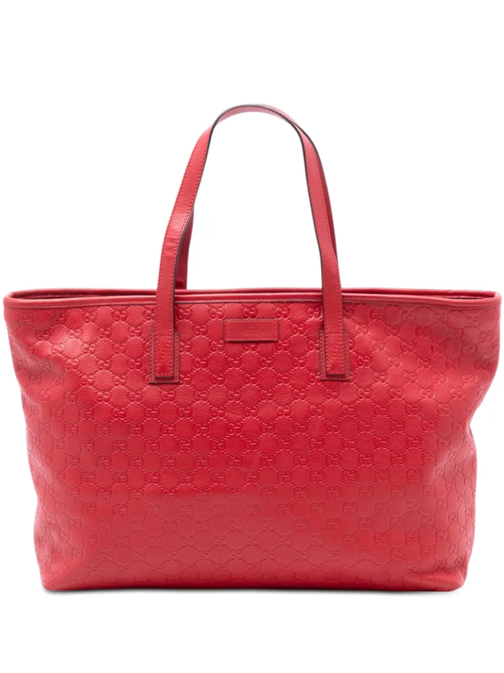 Gucci Pre-Owned 2016-2025 Large Guccissima tote bag - Rosso
