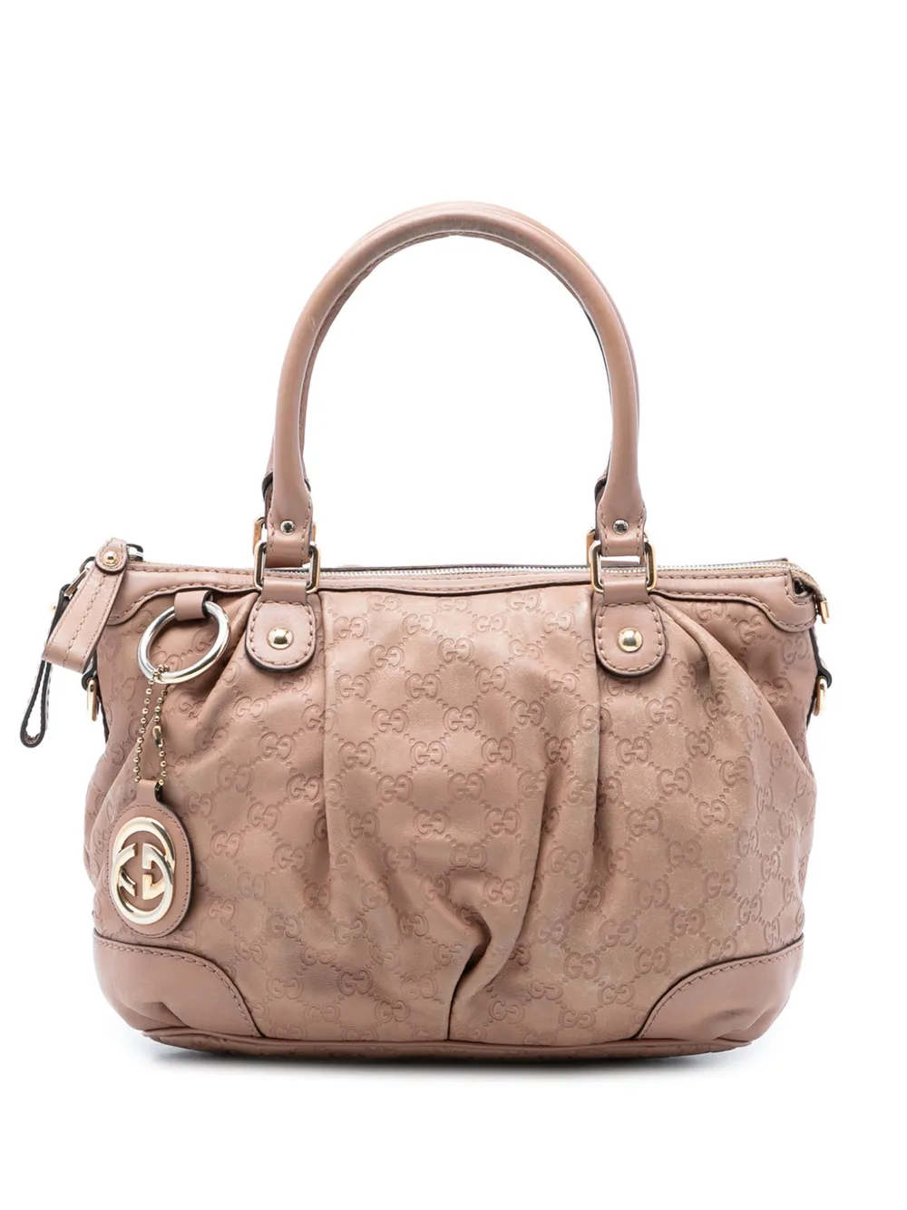 Pre-owned Gucci 2016-2025 Ssima Sukey Satchel In Brown