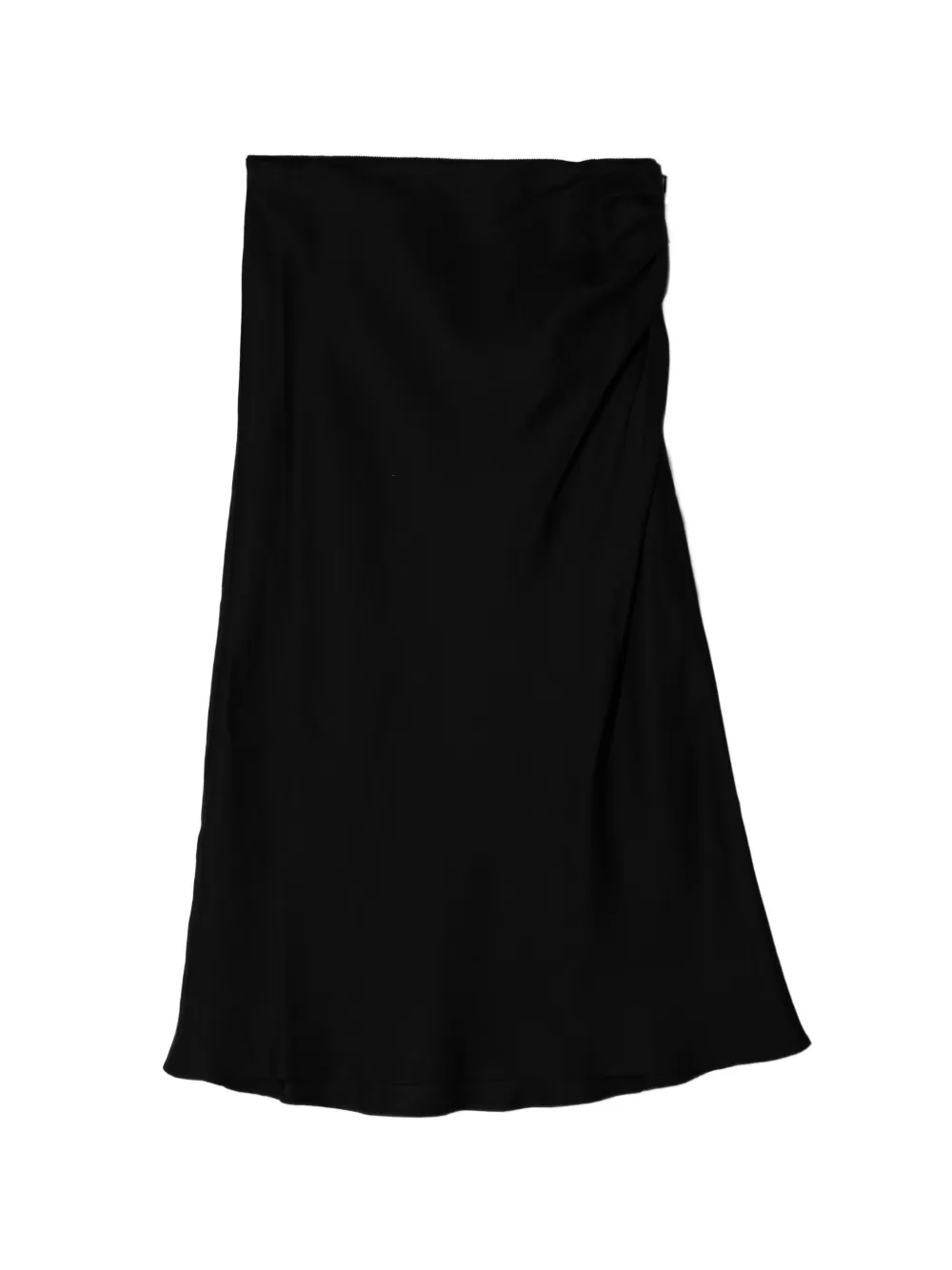 House Of Dagmar draped midi skirt - Nero