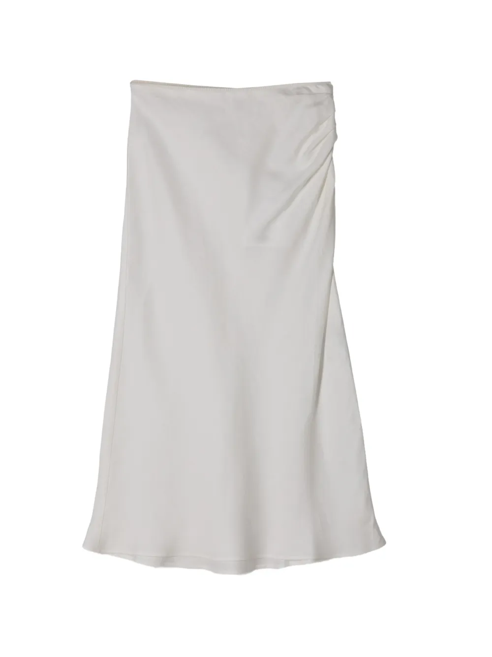 House Of Dagmar draped midi skirt - Bianco
