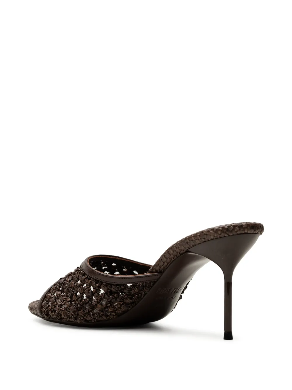 Paris Texas Lidia woven mules Bruin