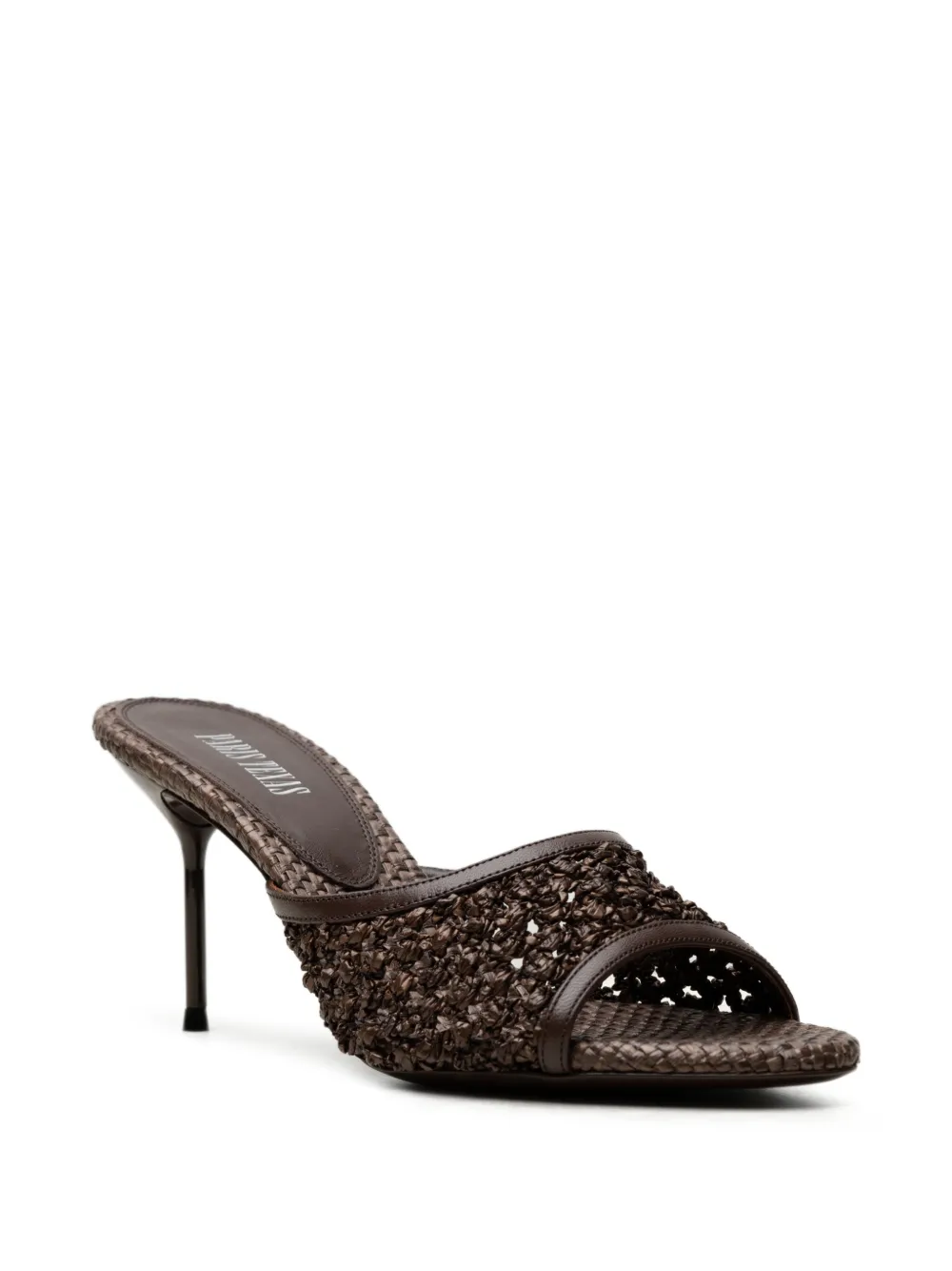 Paris Texas Lidia woven mules Bruin