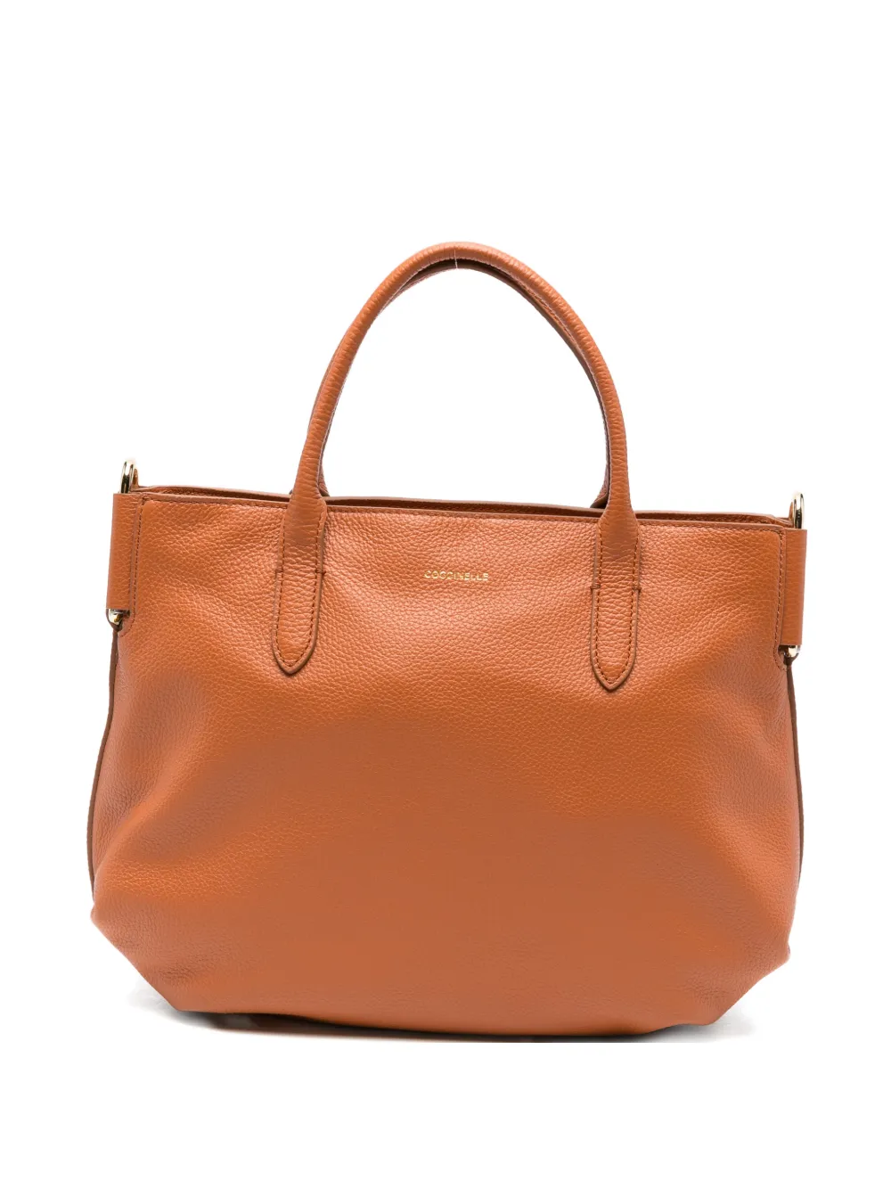 Coccinelle leather tote bag - Arancione