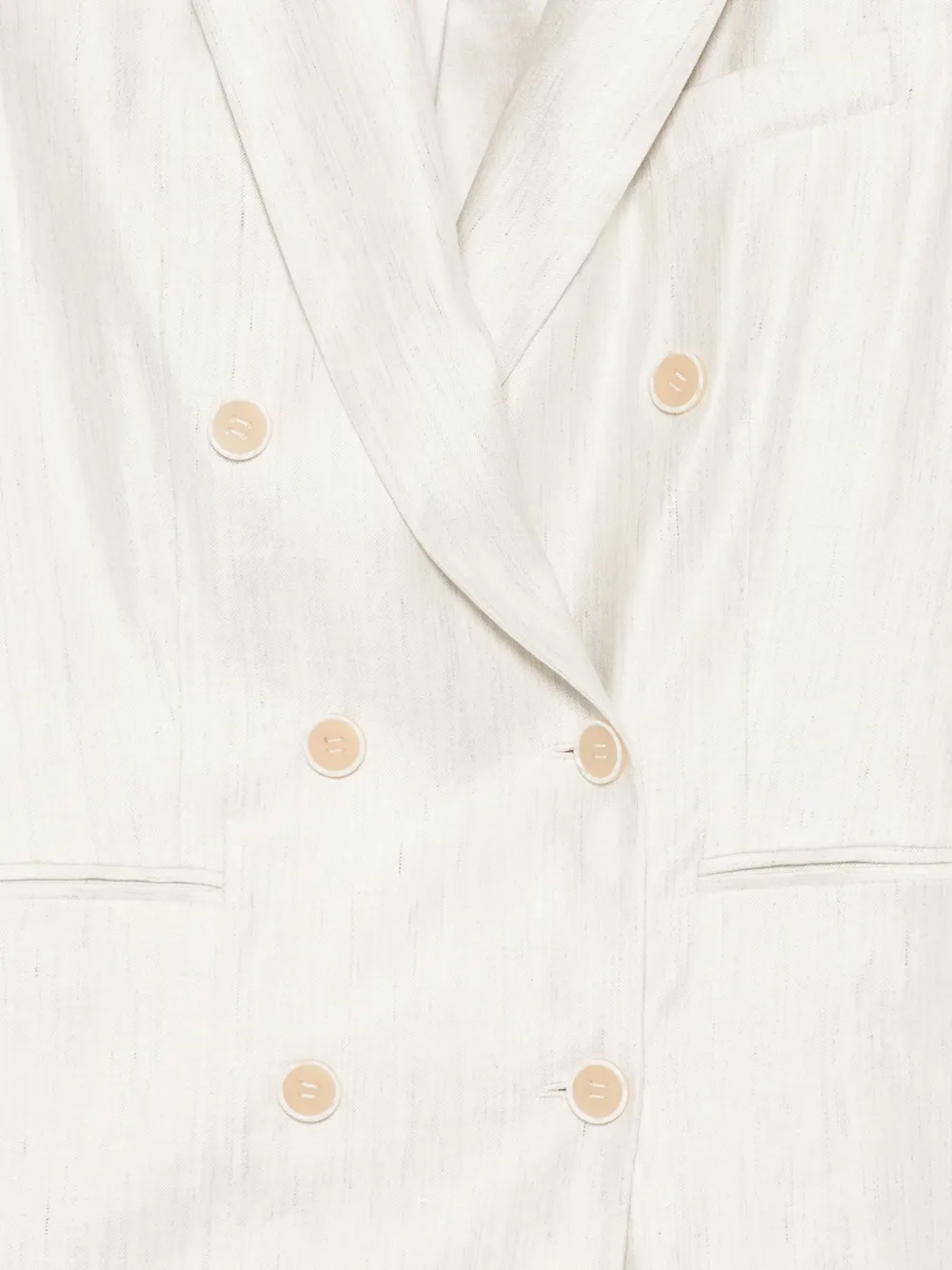 Lorena Antoniazzi Blazer met dubbele rij knopen Beige