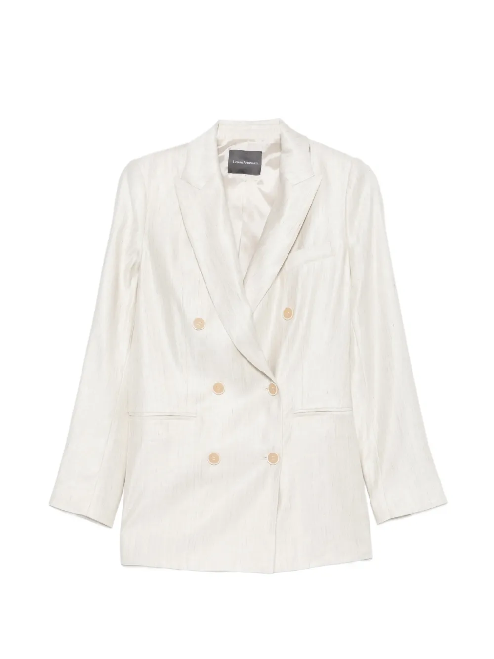 Lorena Antoniazzi double-breasted blazer - Nude