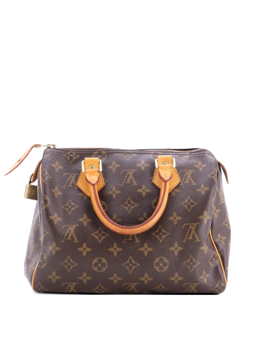 Louis Vuitton Pre-Owned Speedy Satchel-Tasche aus Canvas mit Monogramm 25cm - Braun