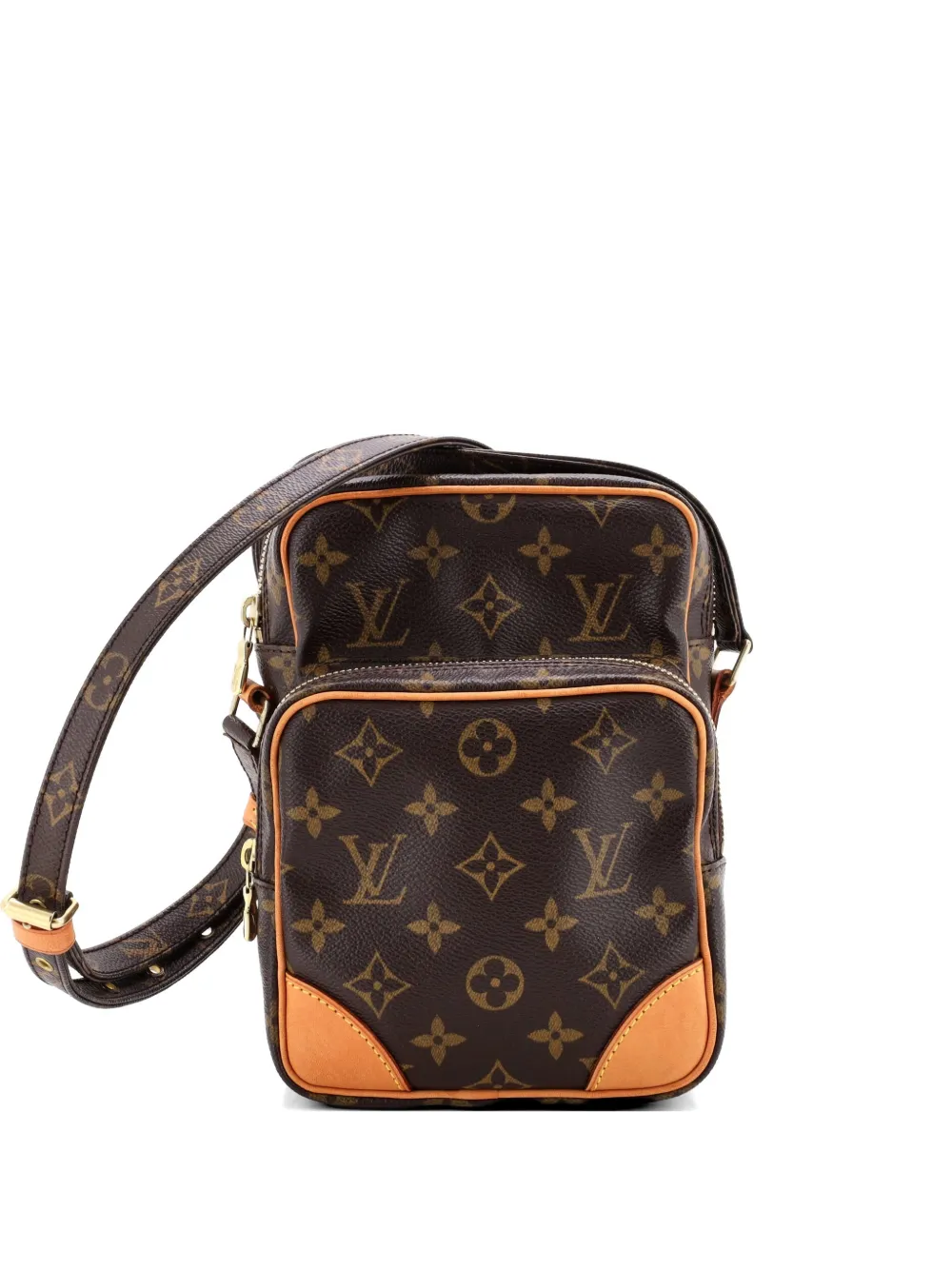 Louis Vuitton Pre-Owned Borsa a tracolla Amazone in tela con monogramma - Marrone