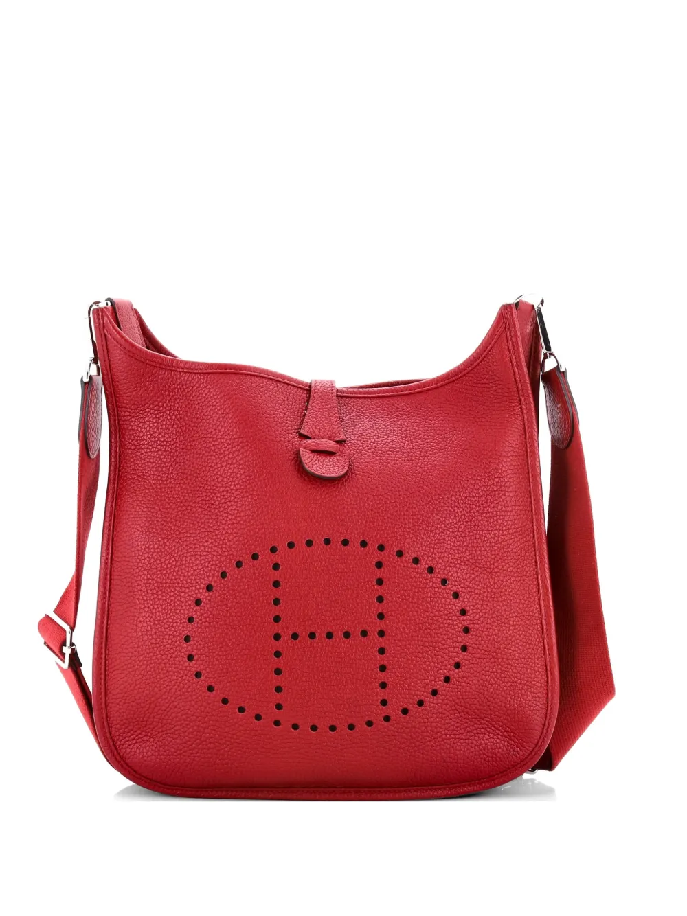 Hermès Pre-Owned Borsa a tracolla Evelyne Gen III PM in pelle Clemence - Rosso