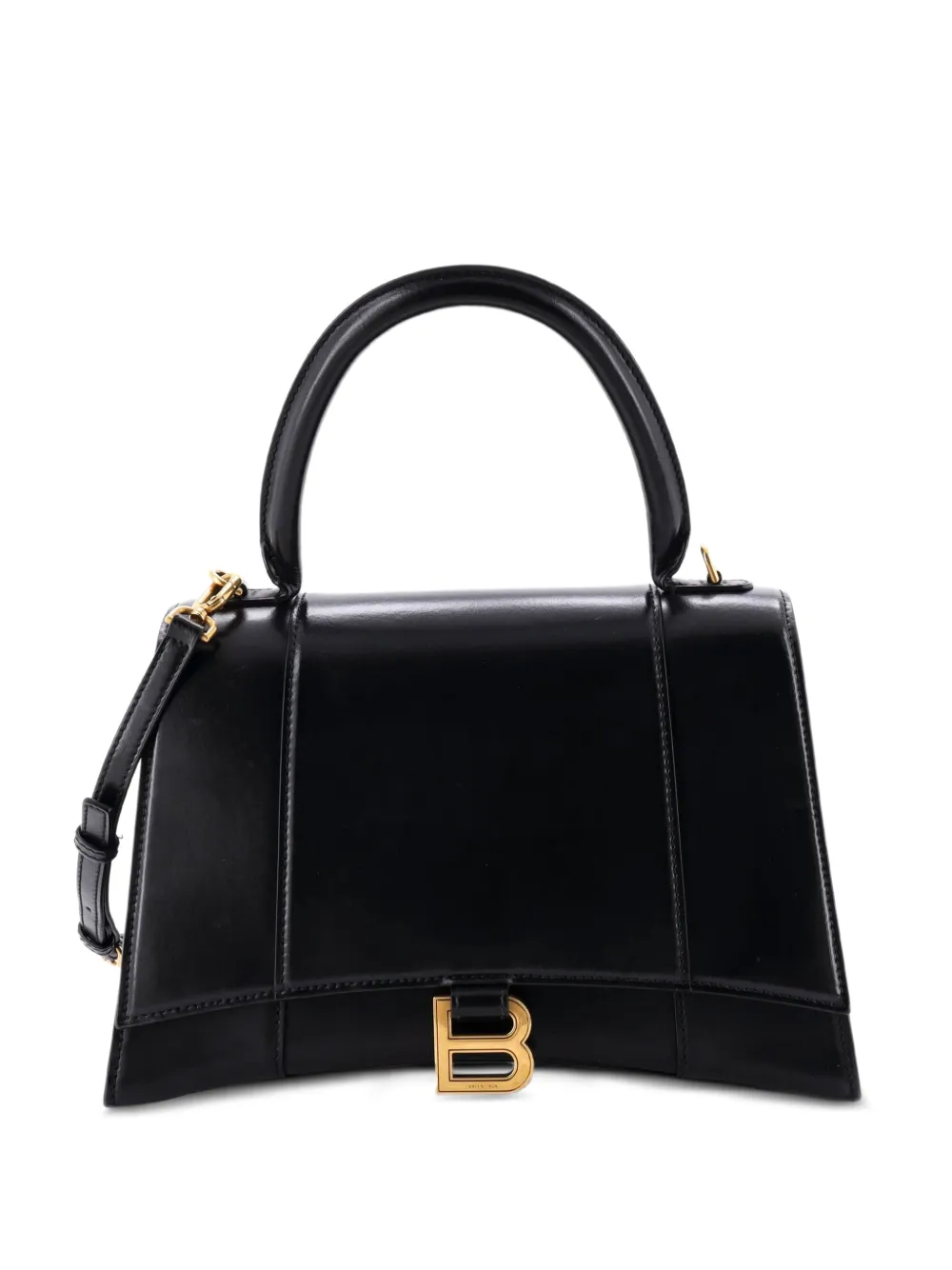 Balenciaga Pre-Owned Borsa a tracolla Hourglass media - Nero