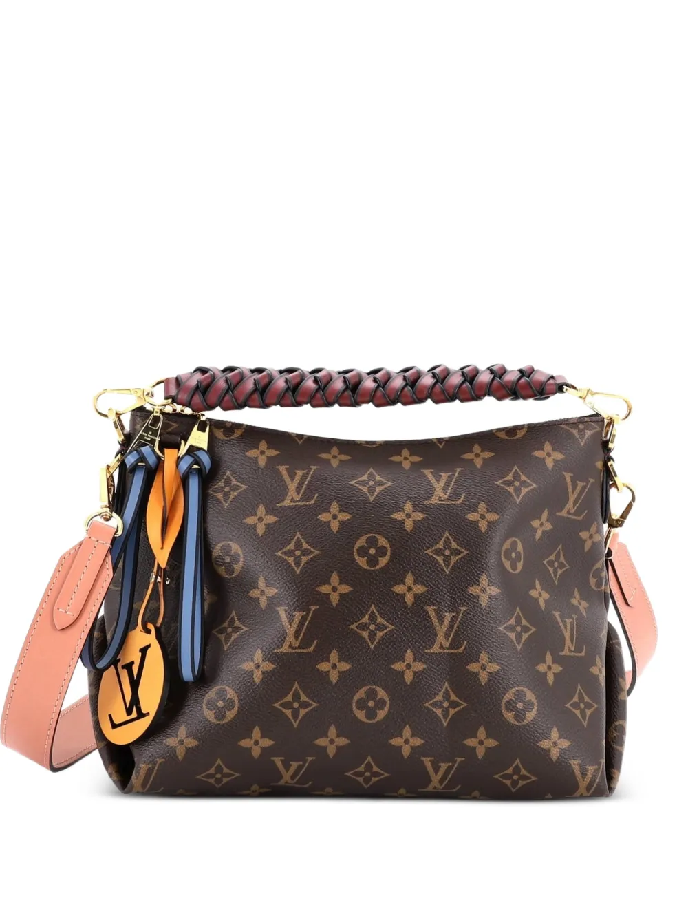 Louis Vuitton Pre-Owned Mini Beaubourg Handle Beaubourg Monogram Canvas-Hobo-Tasche - Braun
