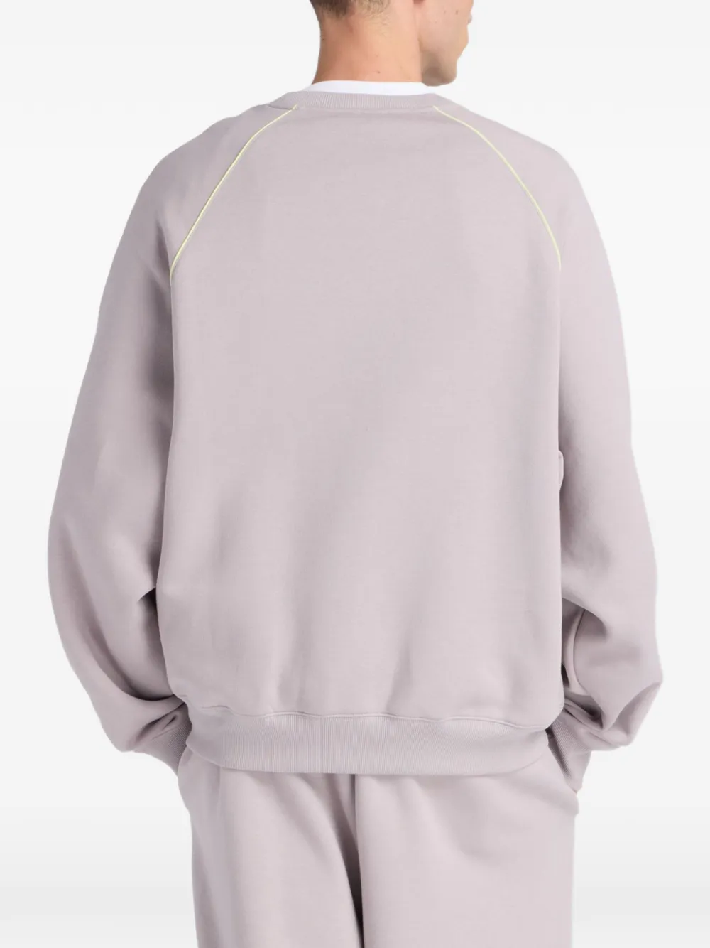New Balance Trackside Fleece sweater met ronde hals Paars