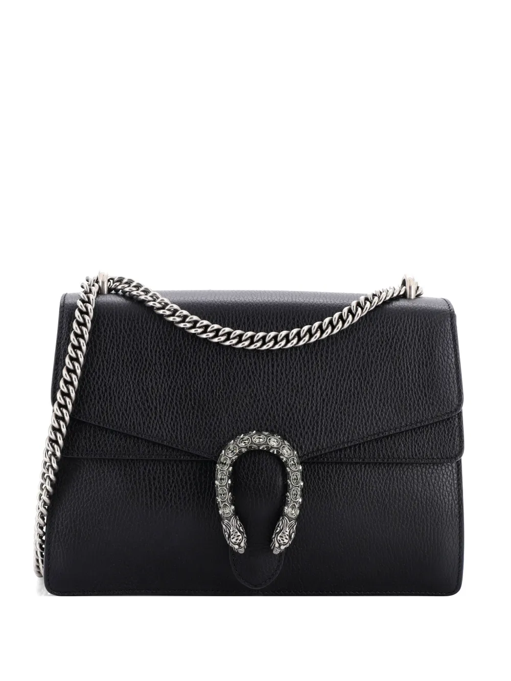 Gucci Pre-Owned Dionysus Bag Leather Medium shoulder bag - Nero