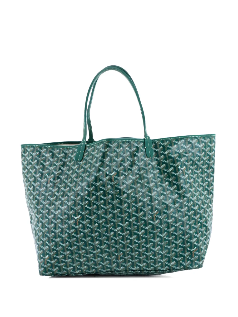 Goyard Pre-Owned Borsa tote Saint Louis GM in tela cerata - Verde