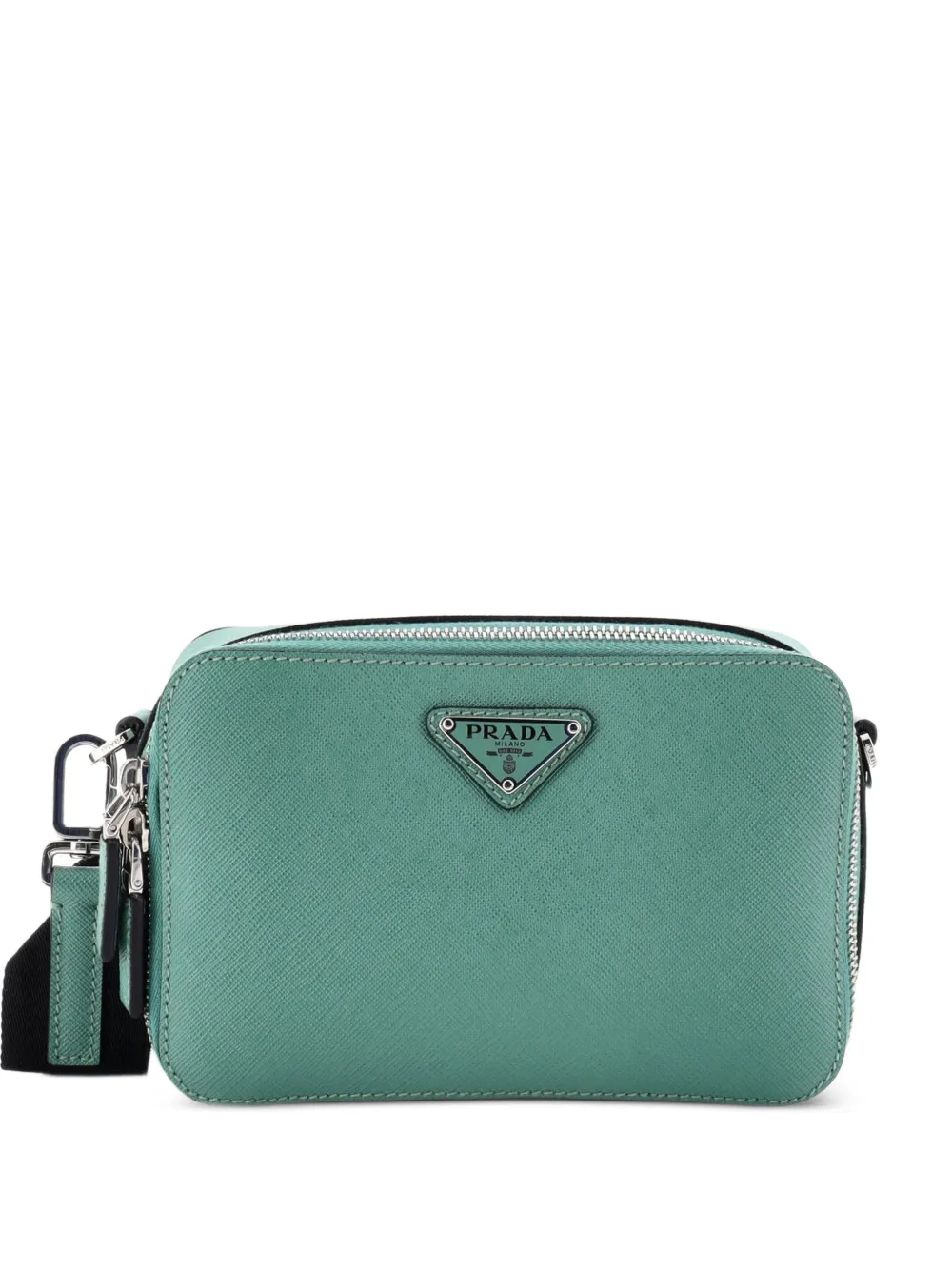 Prada Pre-Owned Brique Camera Saffiano Leather Mini crossbody bag - Green