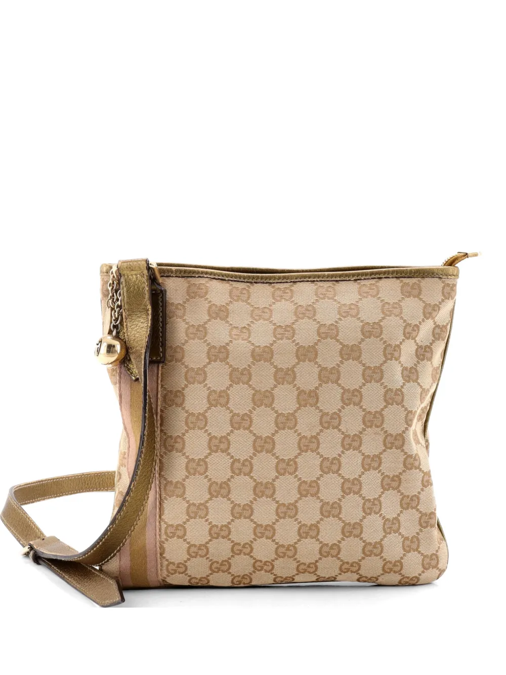 Gucci Pre-Owned Jolicoeur Messenger Bag GG Canvas crossbody bag - Toni neutri