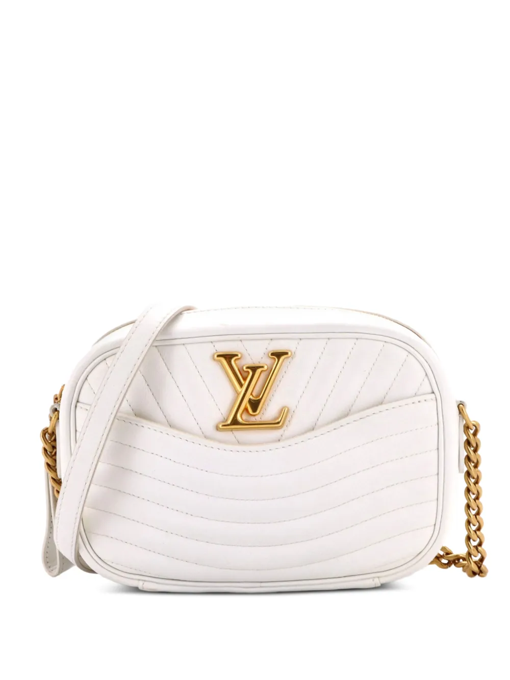 Louis Vuitton Pre-Owned New Wave Camera Bag Quilted Leather crossbody bag - Weiß