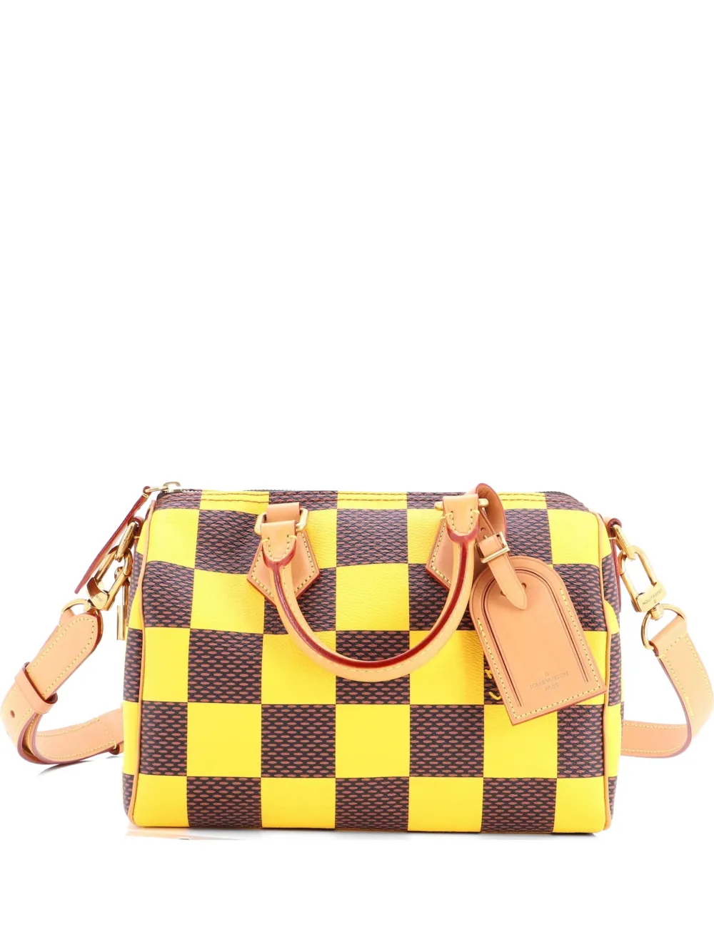 Louis Vuitton Pre-Owned Borsa a tracolla Speedy Bandouliere Bag Pop 25 Damier - Marrone
