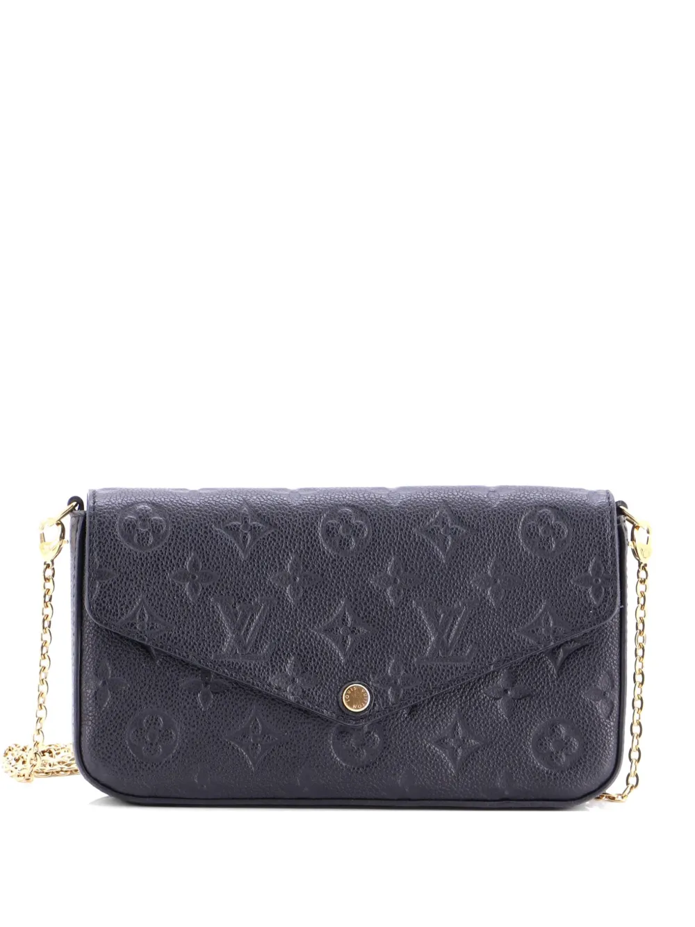Louis Vuitton Pre-Owned Felicie Pochette Umhängetasche aus Empreinte-Leder mit Monogramm - Schwarz