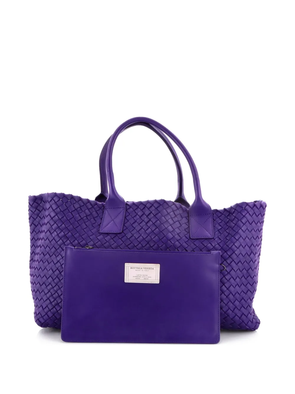 Bottega Veneta Pre-Owned Cabat Intrecciato Nappa Medium tote bag - Viola